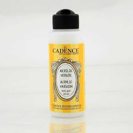 Su Bazlı Yarı Mat Vernik (Satin - 120 ml)