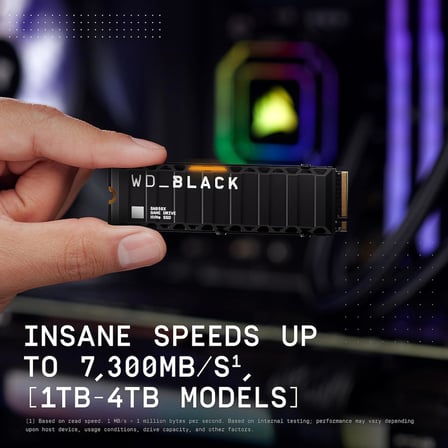 SSD BLACK NVME 1TB M2 7300/6300 MB/S
