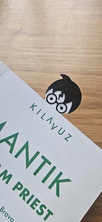 3D Baskı Harry Potter Figürlü Kitap Ayracı 7'li Set