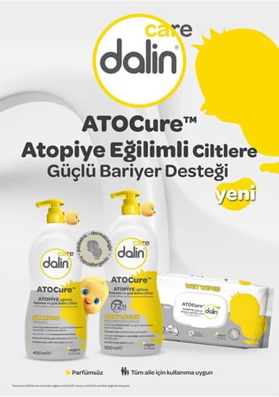 Care ATOcure Losyon, 500 ml, Atopiye Eğilimli Hassas ve Çok Kuru Ciltler İçin