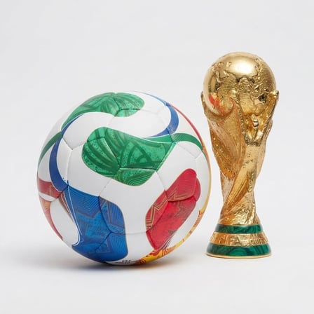 FIFA 2026 Dünya Kupası Futbol Topu Yüksek Kalite Hibrit No: 5 Halı ve Çim Saha Beton Zemin için Uygun Maç ve Antrenman Topu (Pompa Hediyeli)
