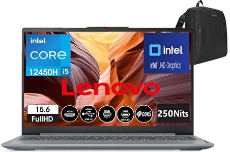 Lenovo IdeaPad Slim 3 15IAH8 İntel Core İ5 12450H 16GB DDR5 512GB SSD İntel Uhd Graphics 15.6" FHD FreeDos Dizüstü Bilgisayar 883ER00AXTR10+WeblegelsinÇanta