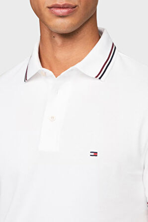 Tommy Hilfiger Erkek Polo Yaka T Shirt MW0MW37346 YBR