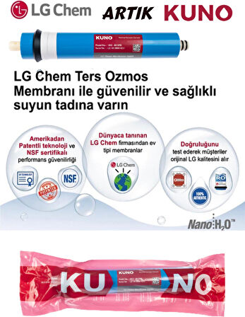 Sulook Inline Kapalı Kasa Tüm Su Arıtma Cihazlarına Uyumlu 5'li Filtre Takımı