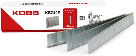 KBZ40F 40mm 2500 Adet F/E/J/8 Serisi Ağır Hizmet Tipi Kesik Başlı Çivi