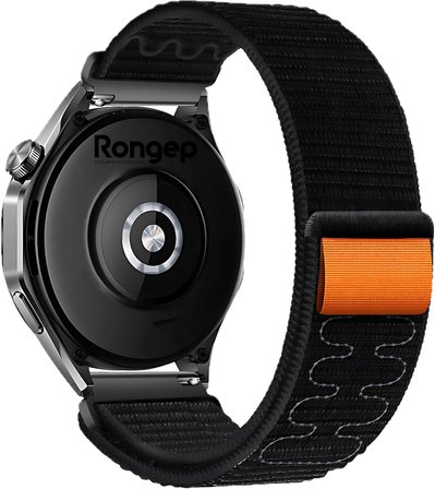 Huawei ile Uyumlu Fabric Loop 22mm Kordon GT6/GT6 Pro/GT5/GT5 Pro/GT4/GT3/GT3 Pro 46mm için Cırt Cırt Tasarım Yumuşak ve Konforlu GT6 Kordon Rahat Yapılı Terletmeyen GT6 Kayış