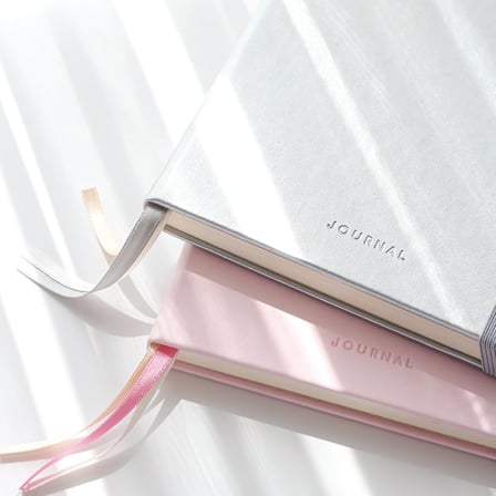 A5 Bullet Journal Noktalı Defter 140 gr. 80 Yaprak Silver Glow