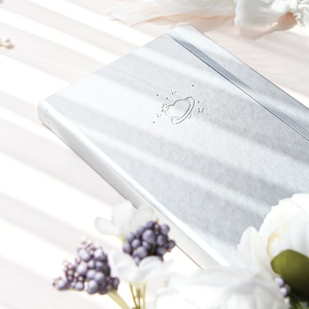 A5 Bullet Journal Noktalı Defter 140 gr. 80 Yaprak Silver Glow
