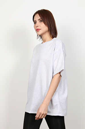 Kadın Düz Oversize T-Shirt