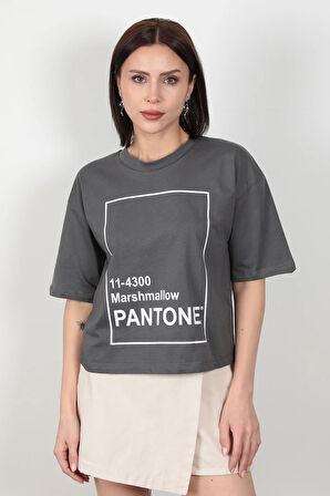 Kadın Pantone Baskılı T-Shirt