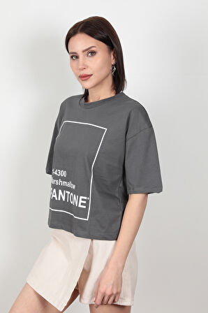 Kadın Pantone Baskılı T-Shirt