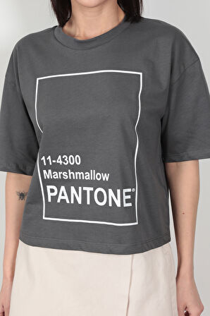 Kadın Pantone Baskılı T-Shirt