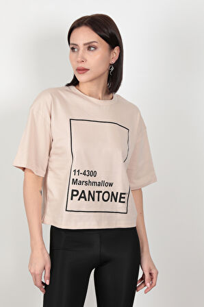 Kadın Pantone Baskılı T-Shirt