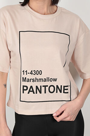 Kadın Pantone Baskılı T-Shirt