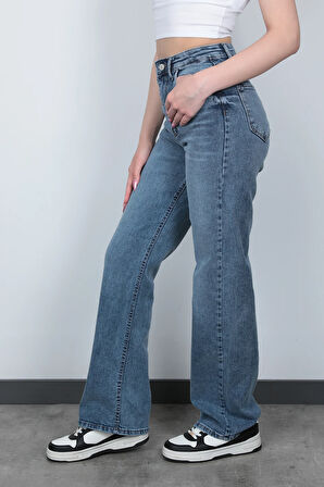 Kadın Lyc Wide Leg Jean