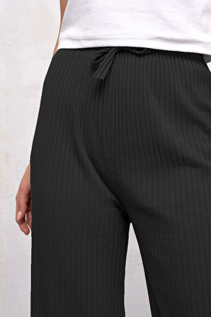 6140 Kadın Bol Paça K.Korse Alt Pijama