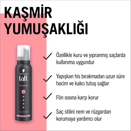 Power Kaşmir Köpük 150 ml 1 Paket (1 x 1 Adet)