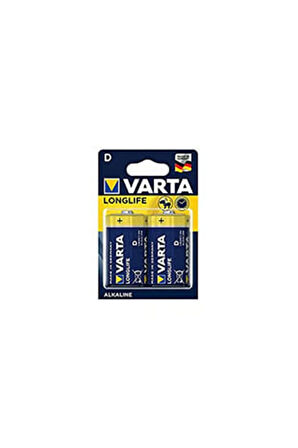 Longlife 1.5V 2li D Alkalin Büyük Boy Pil