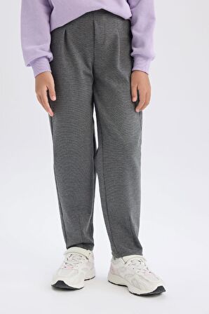 DeFacto Kız Çocuk Baskılı Beli Paçası Lastikli Jogger Eşofman Altı D9170A824AUGR93