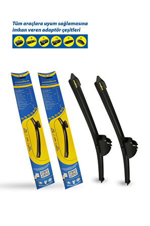 TOYOTA AURIS SUPERMUTE  2'Lİ MUZ SİLECEK TAKIMI 2006-2012 HATCHBACK (5 KAPI) (650mm+400mm)