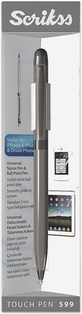 Touch Pen 599 Stylus Tükenmez Kalem Titanyum