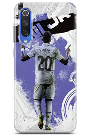 Xiaomi Mi 9 Se uyumlu Futbol 4 UV Kapak Vinicius Jr