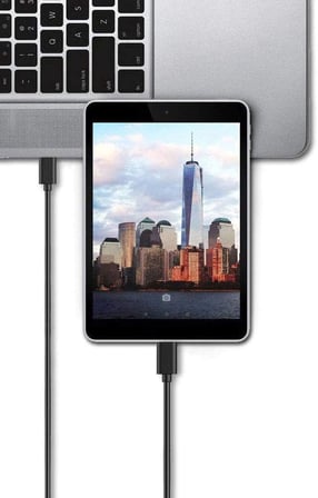 Type-C USB Şarj ve Data Kablosu - 3 Metre Siyah