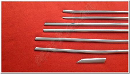 Markadan Peugeot 3008 Krom Cam Çıtası 2016 Sonrası 8 Parça Paslanmaz Çelik