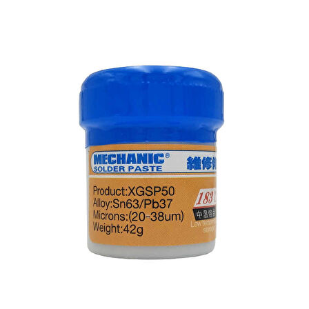 KREM SIVI LEHİM MECHANİC SOLDER PASTE 42 GR XGSP50 183 DERECE