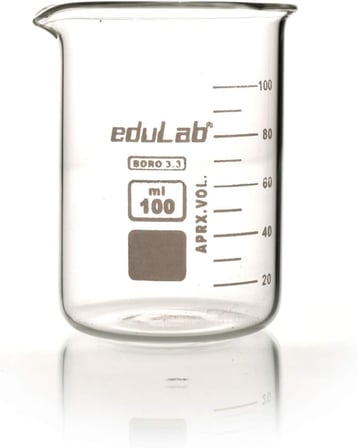 Beher, Cam, Kısa Form, 100ml