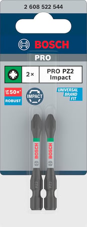 Bosch Impact Yıldız Bits Uç PZ2x55 mm 2li