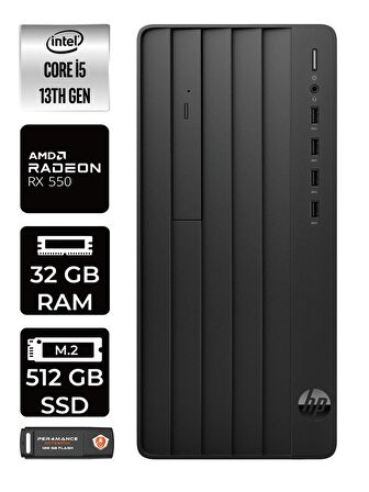 HP PRO TOWER 290 G9 i5 13500 32GB RAM 512GB SSD RX550/4GB W11HOME 8T2W9ES MASAÜSTÜ PC & PER4 BELLEK