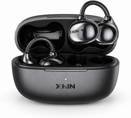 -73 TWS Open-Ear Bluetooth Kulaklık Küpe Tipi Ear Hook Kablosuz Earbuds Noise Cancelling Type-C iPhone Android Uyumlu