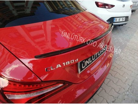 Mercedes İle Uyumlu Cla Bagaj Üstü Spoiler - Spoyler Piano Black
