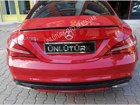 Mercedes İle Uyumlu Cla Bagaj Üstü Spoiler - Spoyler Piano Black