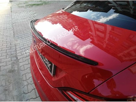 Mercedes İle Uyumlu Cla Bagaj Üstü Spoiler - Spoyler Piano Black