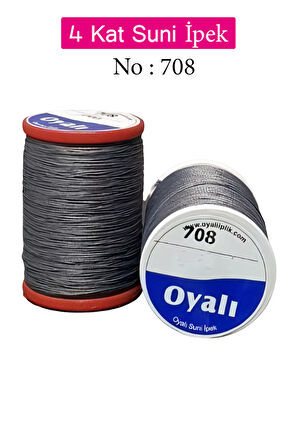 Oyalı 4 Kat Suni İpek İplik İğne Oyası Boncuk İpi Tığ Oyası No:708