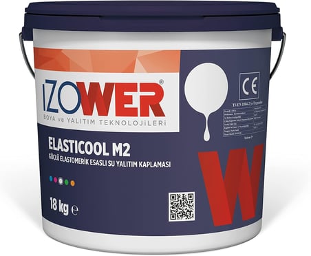 M2 Güçlü Elastomerik Su Yalıtım Malzemesi – 18 Kg (Gri)