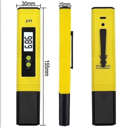 Dijital Ph Metre Su Sıvı Akvaryum Ph Ölçer Kalibrasyon