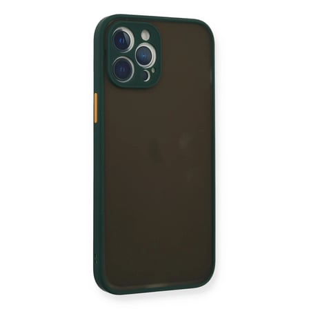 Apple iPhone 12 Pro Max Kılıf Montreal Silikon Kapak - Yeşil
