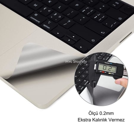 MacBook Air 15.3 inç Touchpad Trackpad Koruyucu Sticker Uyumlu M2 M3 M4 Mat Ultra İnce Çizilme Önleyici Yıldız Işığı Karışık