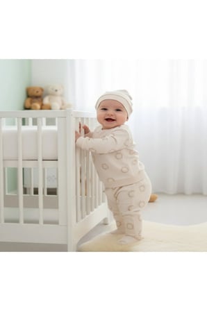 %100 Organi̇K Gunes Desenli̇ Sapkali 2’Li̇ Takim