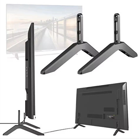POWERMASTER PM-26784 YÜKSEKLİK AYARLI 32"-75" UNIVERSAL TELEVİZYON AYAĞI STANDI