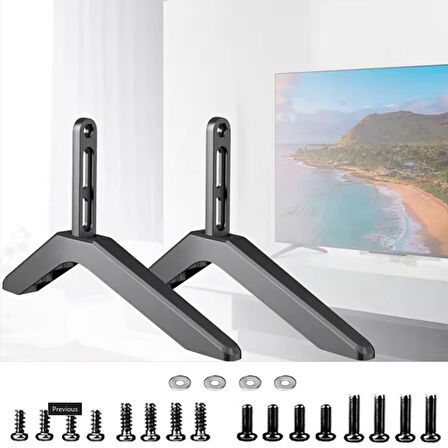 POWERMASTER PM-26784 YÜKSEKLİK AYARLI 32"-75" UNIVERSAL TELEVİZYON AYAĞI STANDI