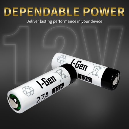 27A Pil 10'lu Paket 12V MN27 PİL (27A / A27 / L828)