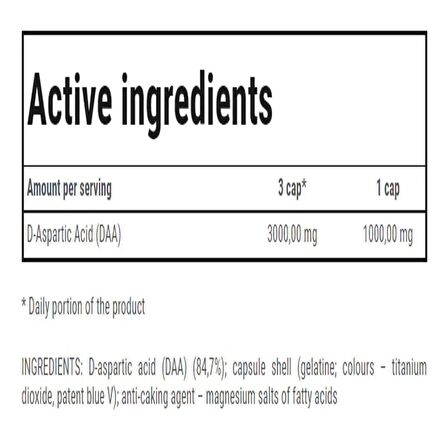 TREC Nutrition DAA Aspartic Acid Ultra - 120 Capsul