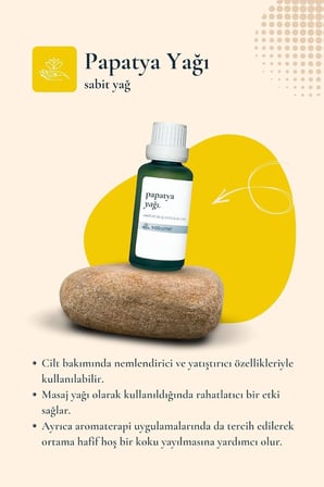 Papatya Yağı 30 ml - Cilt Yüzeyi İçin Bitkisel Yağ Bakımı