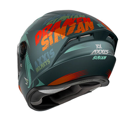 AXXIS DRAKEN S SIMIAN B4 MATT FLUO ORANGE