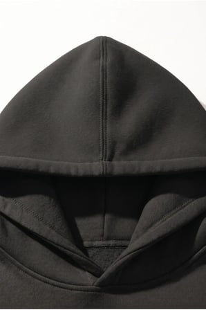 Unisex Yumuşak Dokulu Chill Baskılı Tasarım Oversize 3 İplik Hoodie Sweatshirt