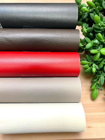 Varan Tekstil Taba Renk Yapışkanlı Suni Deri 100 x 140 cm